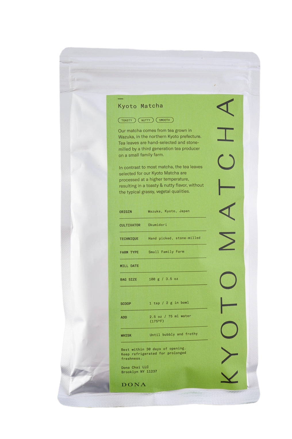 Dona -  Ceremonial Matcha from Kyoto, 30g, Tin